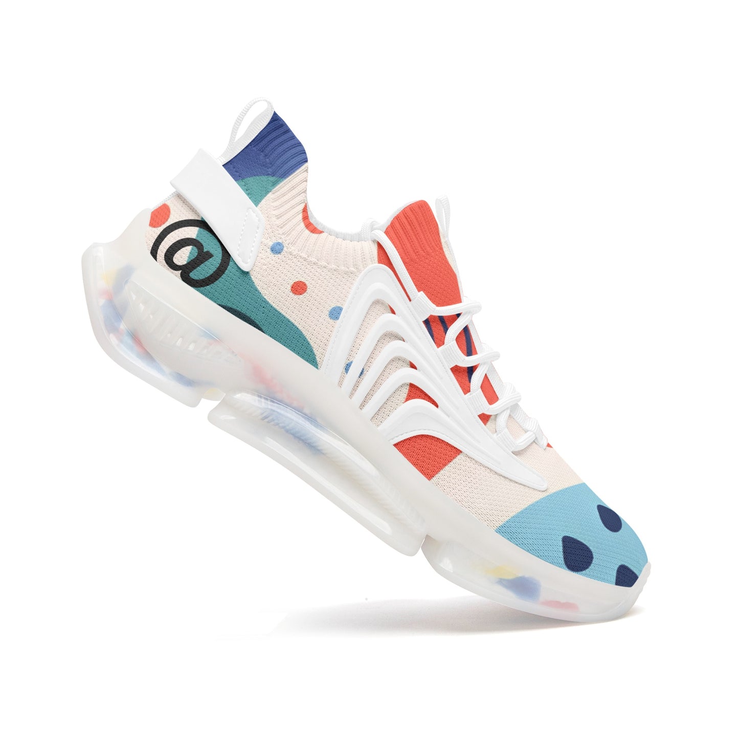 @ Multicolored Unisex Low Top Mesh Sneakers