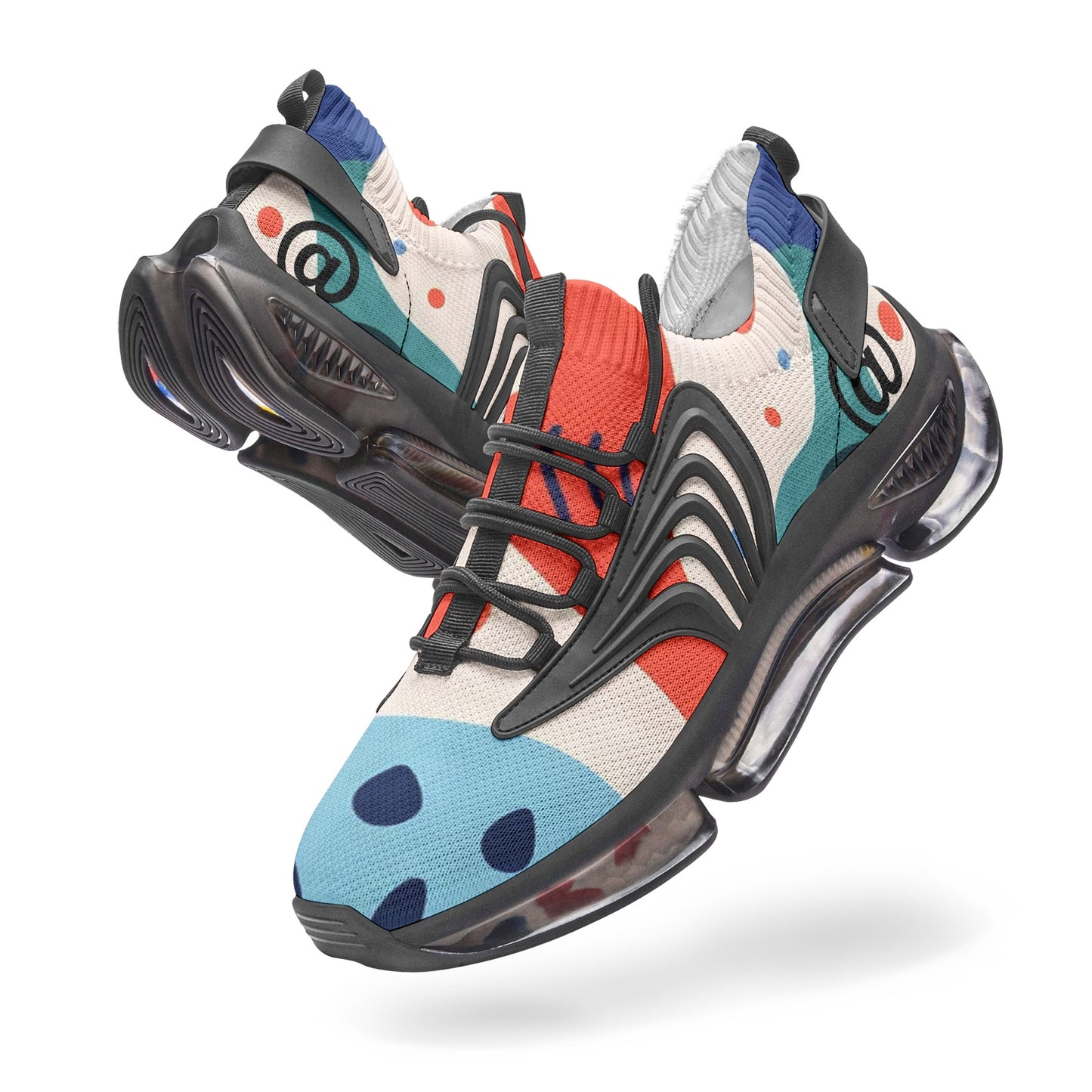 @ Multicolored Unisex Low Top Mesh Sneakers