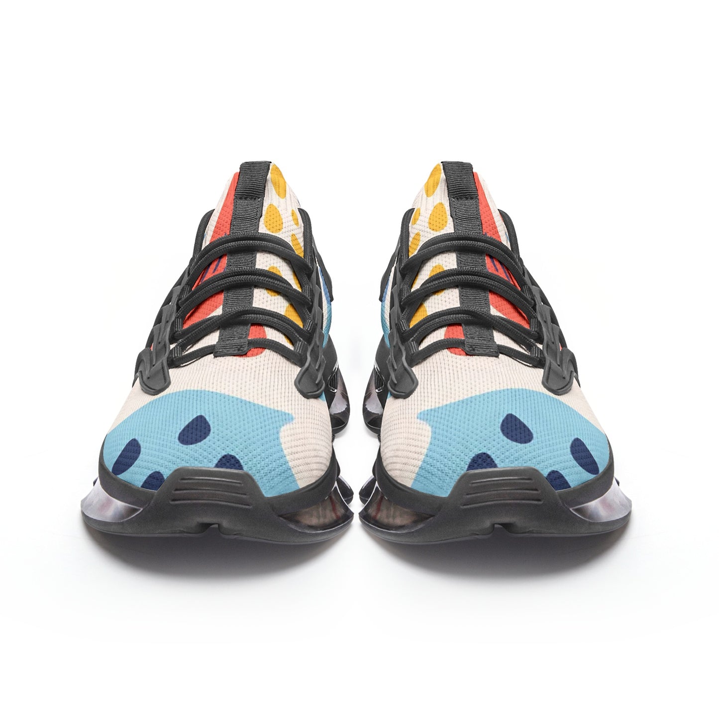 @ Multicolored Unisex Low Top Mesh Sneakers