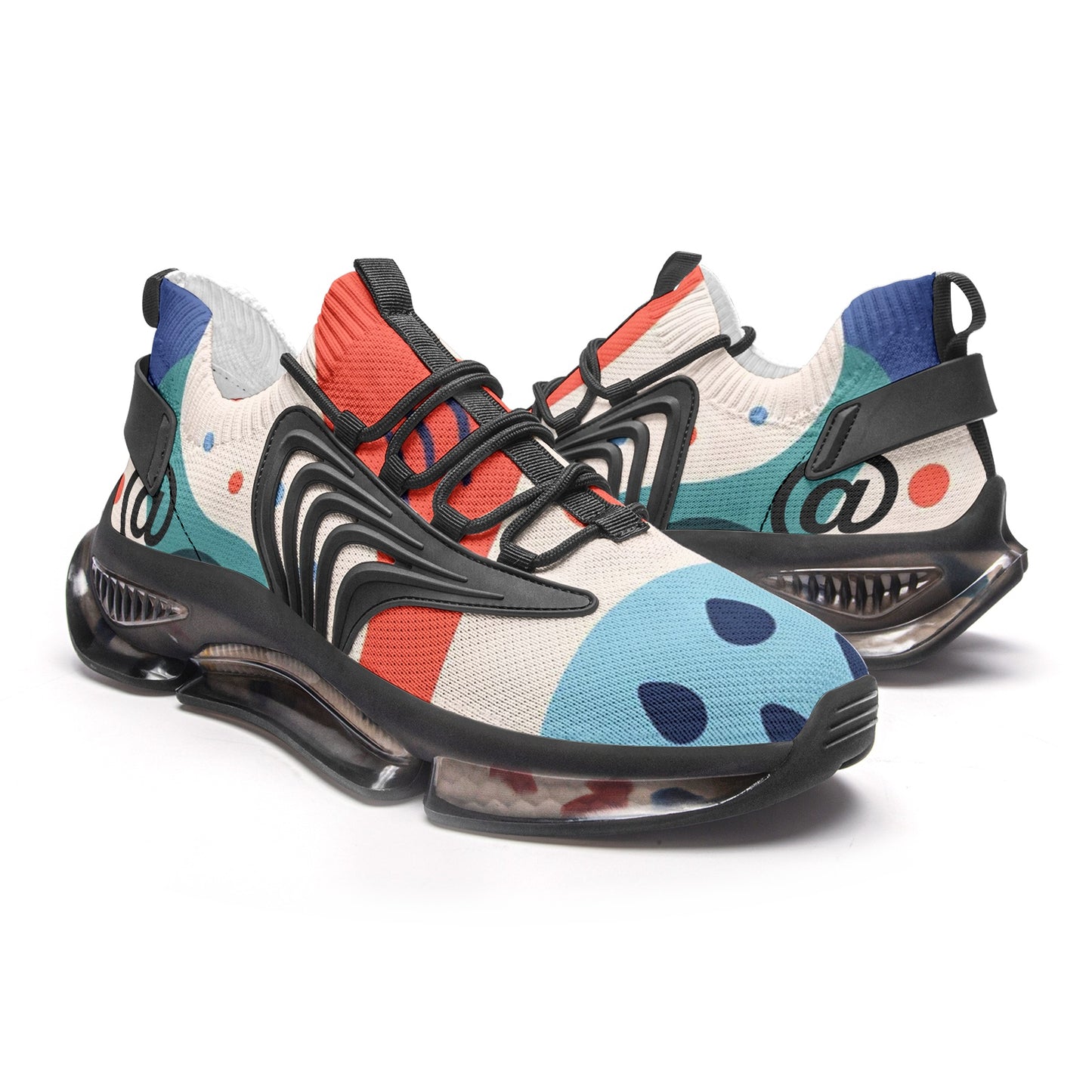 @ Multicolored Unisex Low Top Mesh Sneakers