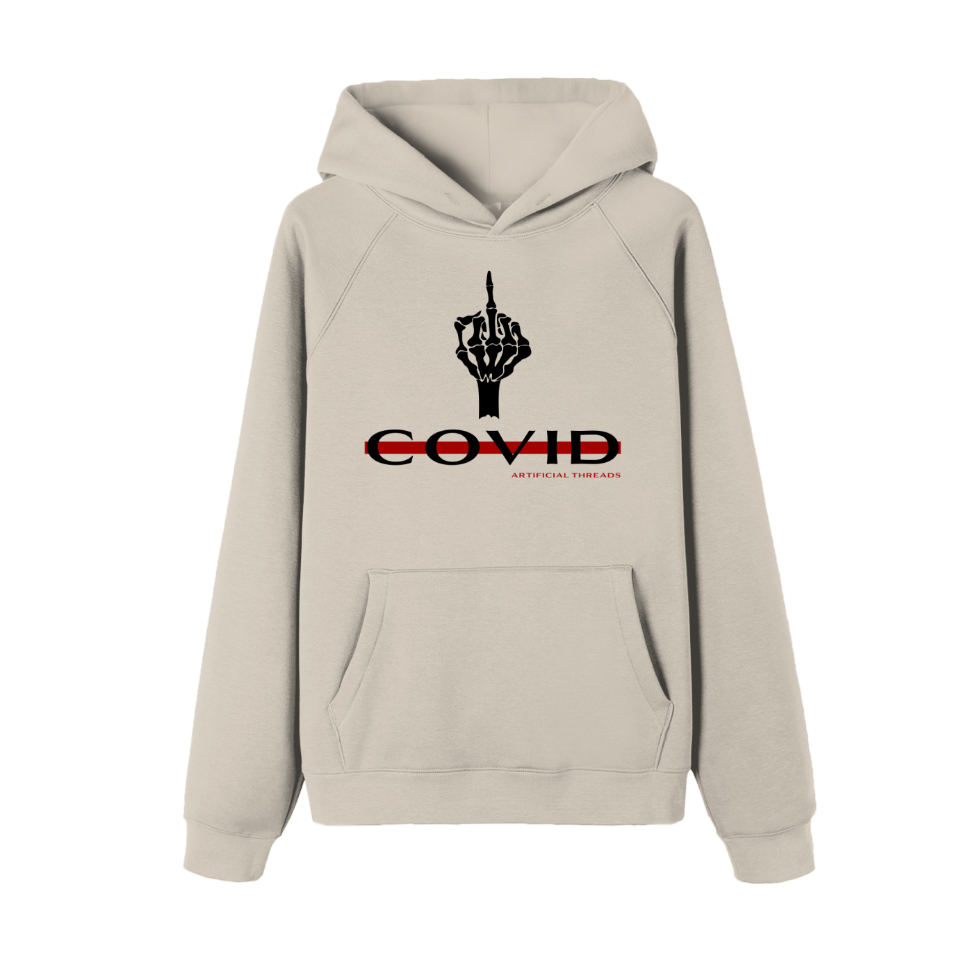 Covid Essential Raglan Sleeve Hoodie