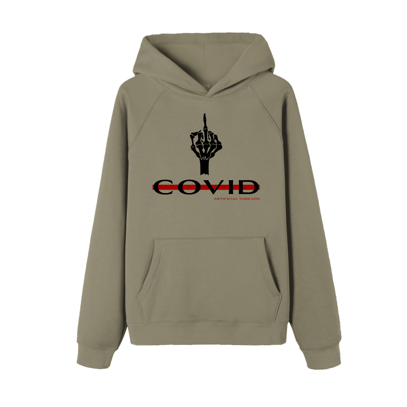 Covid Essential Raglan Sleeve Hoodie
