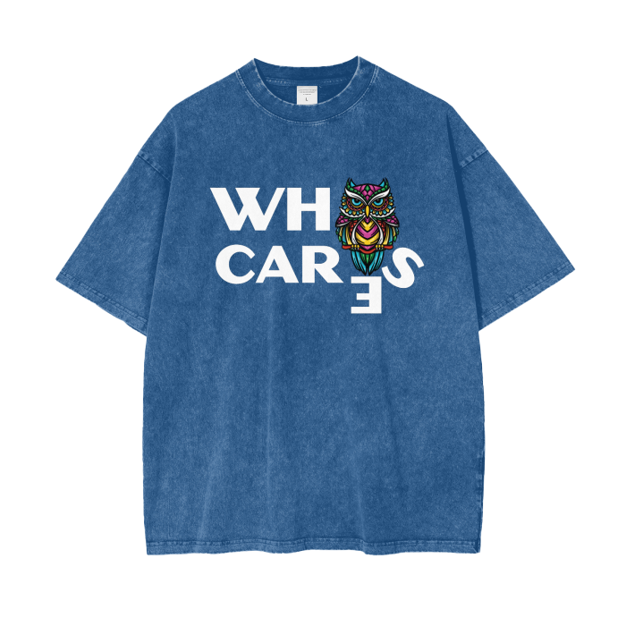 @ Oversize Snow Washed T-Shirt | Who Cares