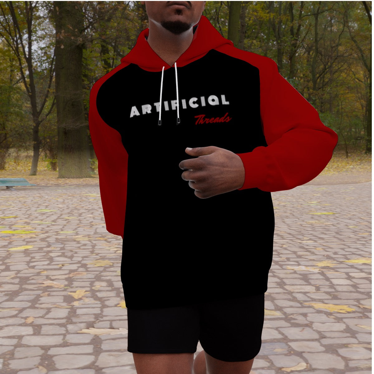 Men's Heavy Fleece Raglan Hoodie