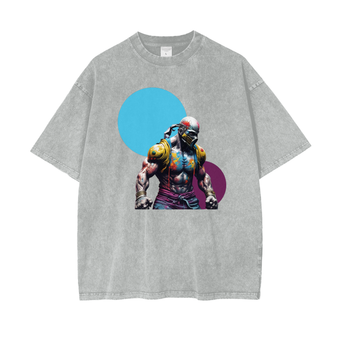 @ Gamer Oversize Snow Washed T-Shirt