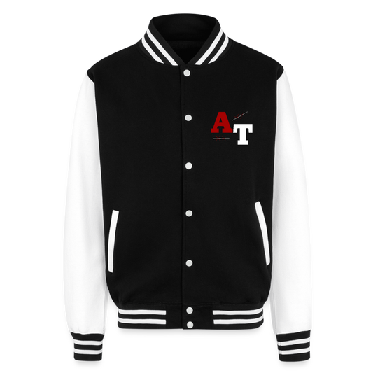 AT '24 Letterman Jacket - black/white