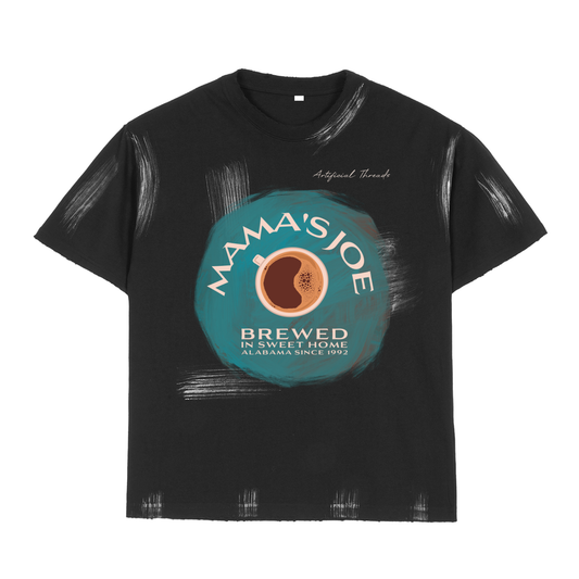 Hand Brushed T-shirt | Mama's Joe