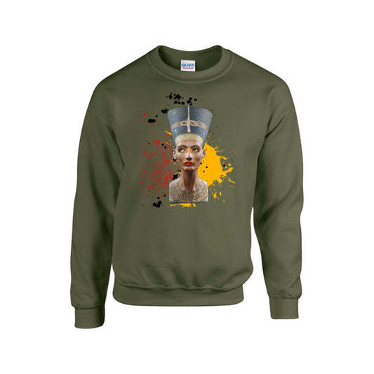 Graphic Men's Sweatshirt | From the 'Nefertiti's Mood' Collection