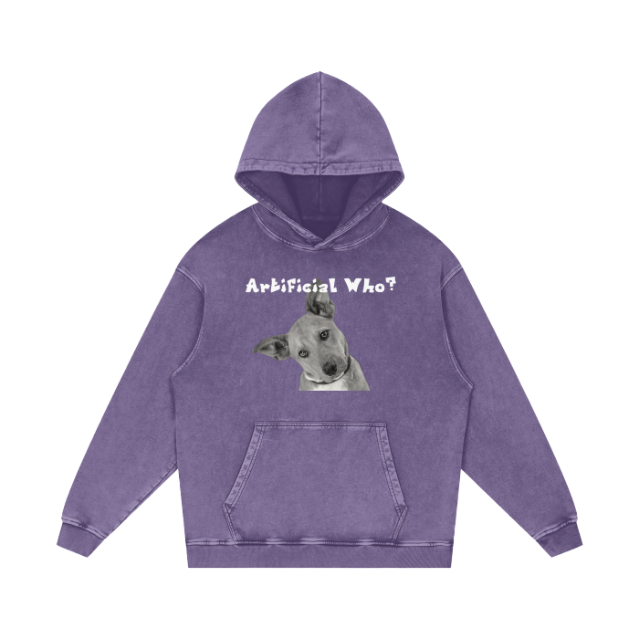 Acid Wash Oversize Hoodie | Artificial Who?