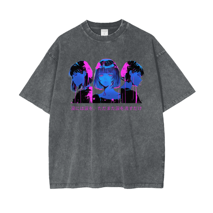 @ Oversize Snow Washed T-Shirt | A Tear for a Tear