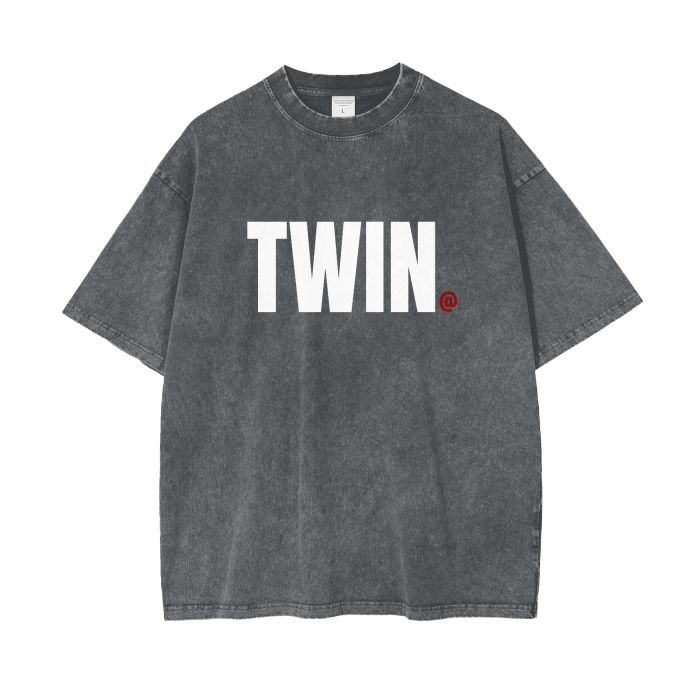 @ Oversize Snow Washed T-Shirt | TWIN