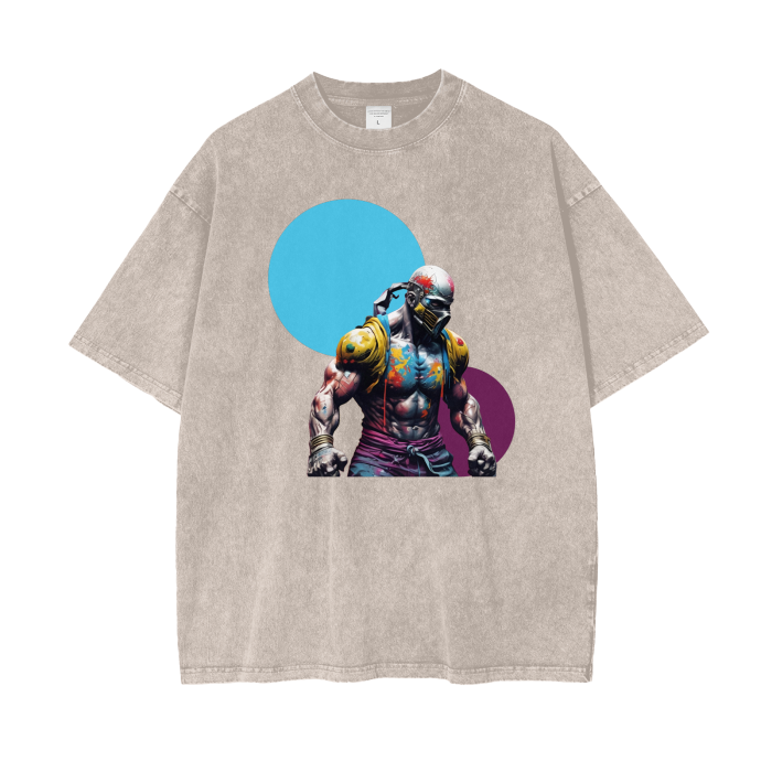 @ Gamer Oversize Snow Washed T-Shirt