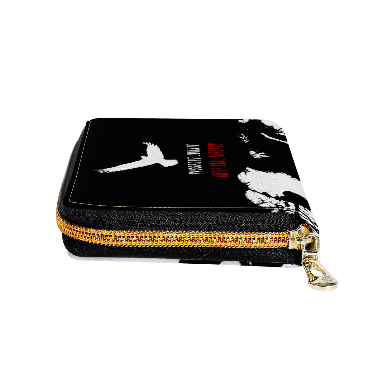 AT Passport Junkie Zipper Purse Clutch Bag