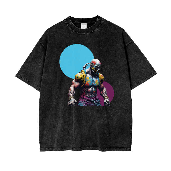 @ Gamer Oversize Snow Washed T-Shirt