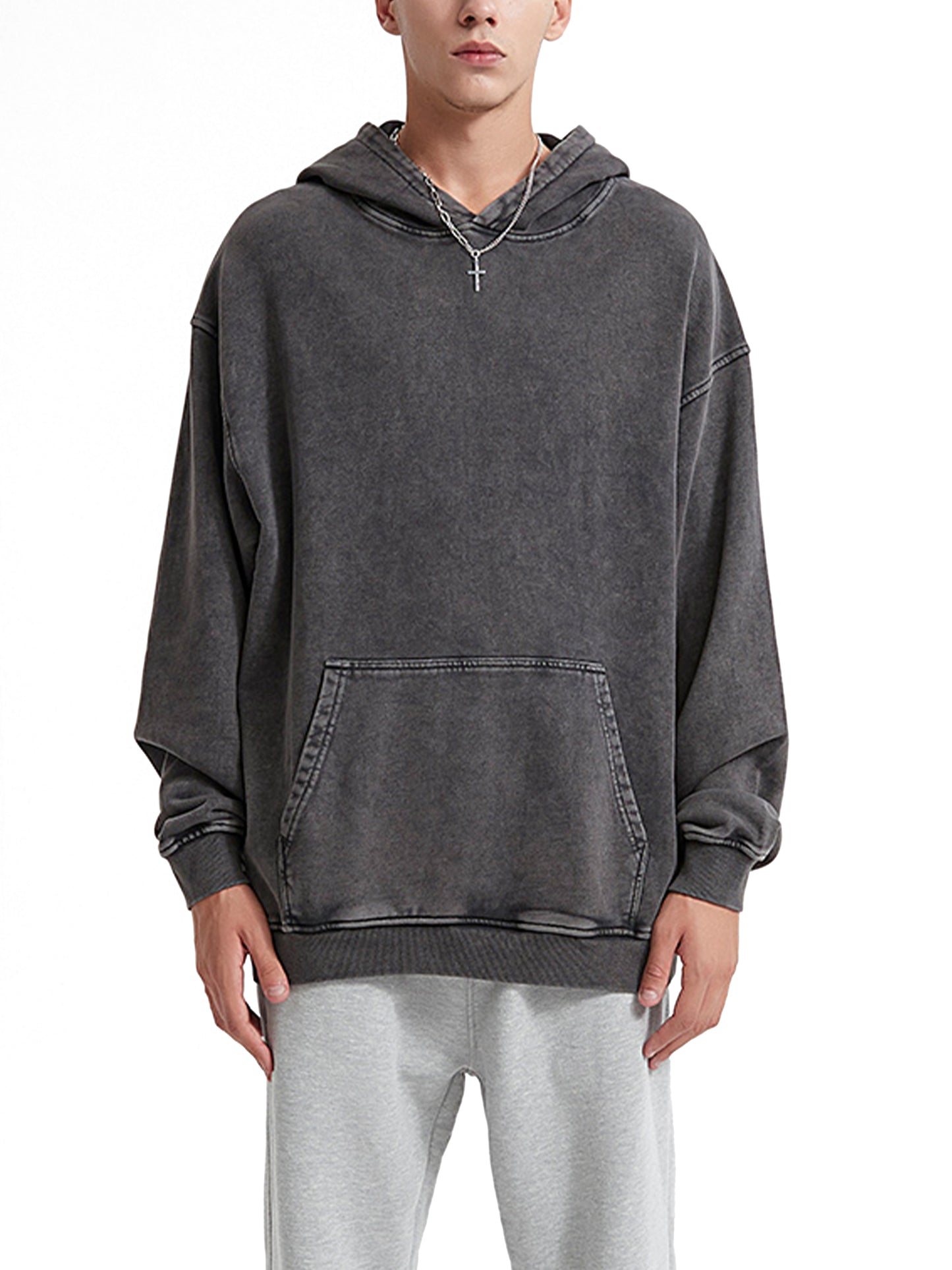 Acid Wash Oversize Hoodie | Artificial Who?